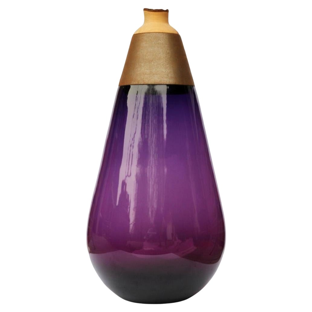 Vase empilable Purple Scarabee, Pia Wüstenberg en vente