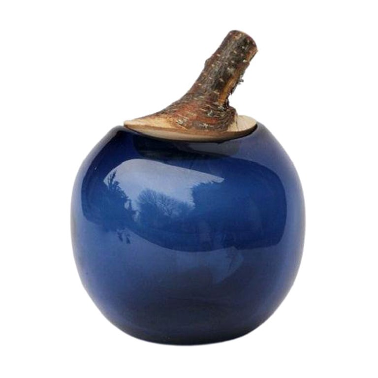 Denim Blue Branch Bowl, Pia Wüstenberg For Sale