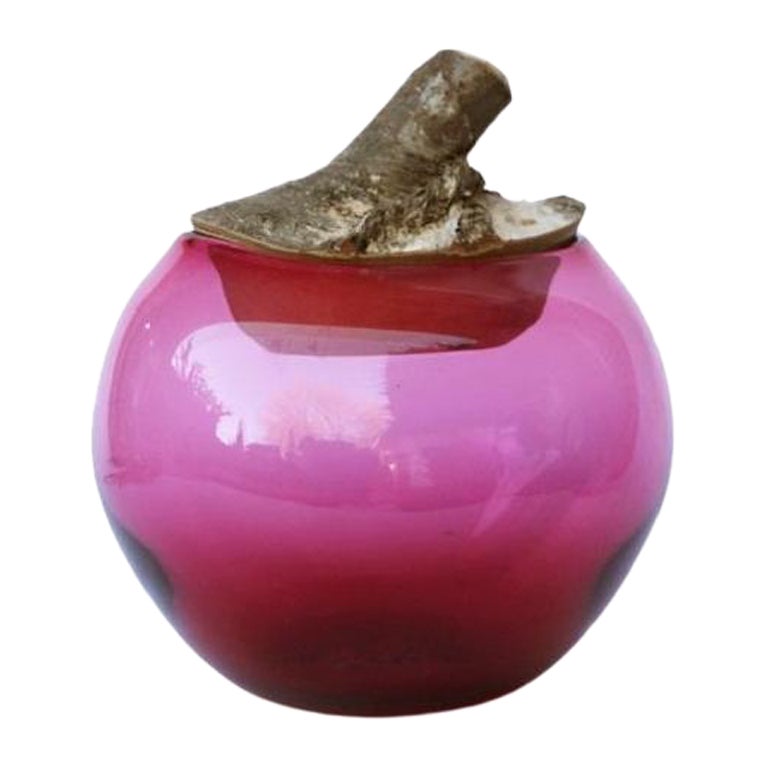 Hot Pink Branch Bowl, Pia Wüstenberg For Sale