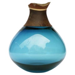 Petit vase empilable Pisara bleu vert, Pia Wüstenberg
