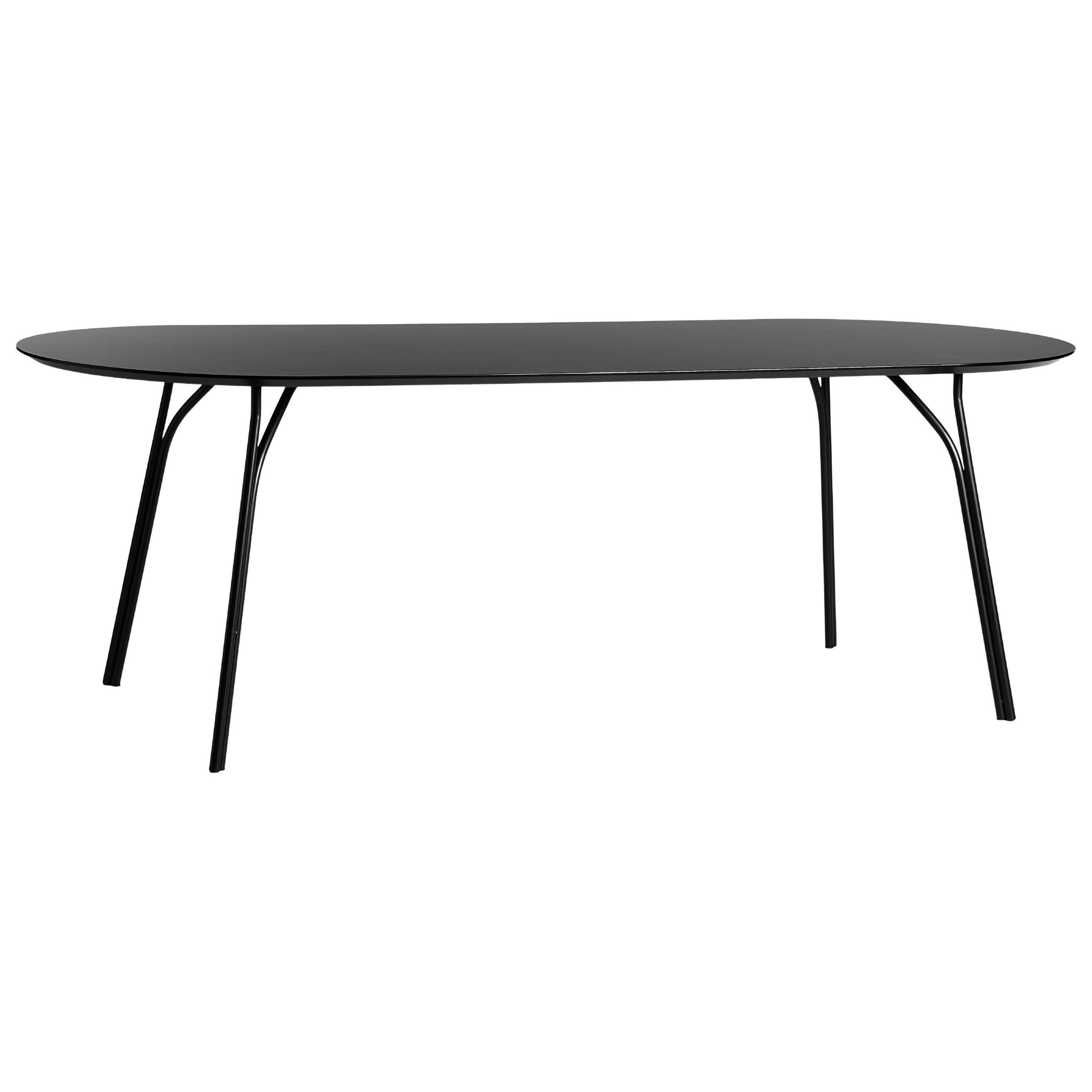 Tree Black Large Dining Table by Elisabeth Hertzfeld For Sale