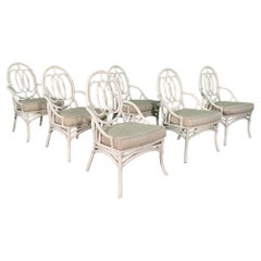 Rattan Loop Back Dining Chairs