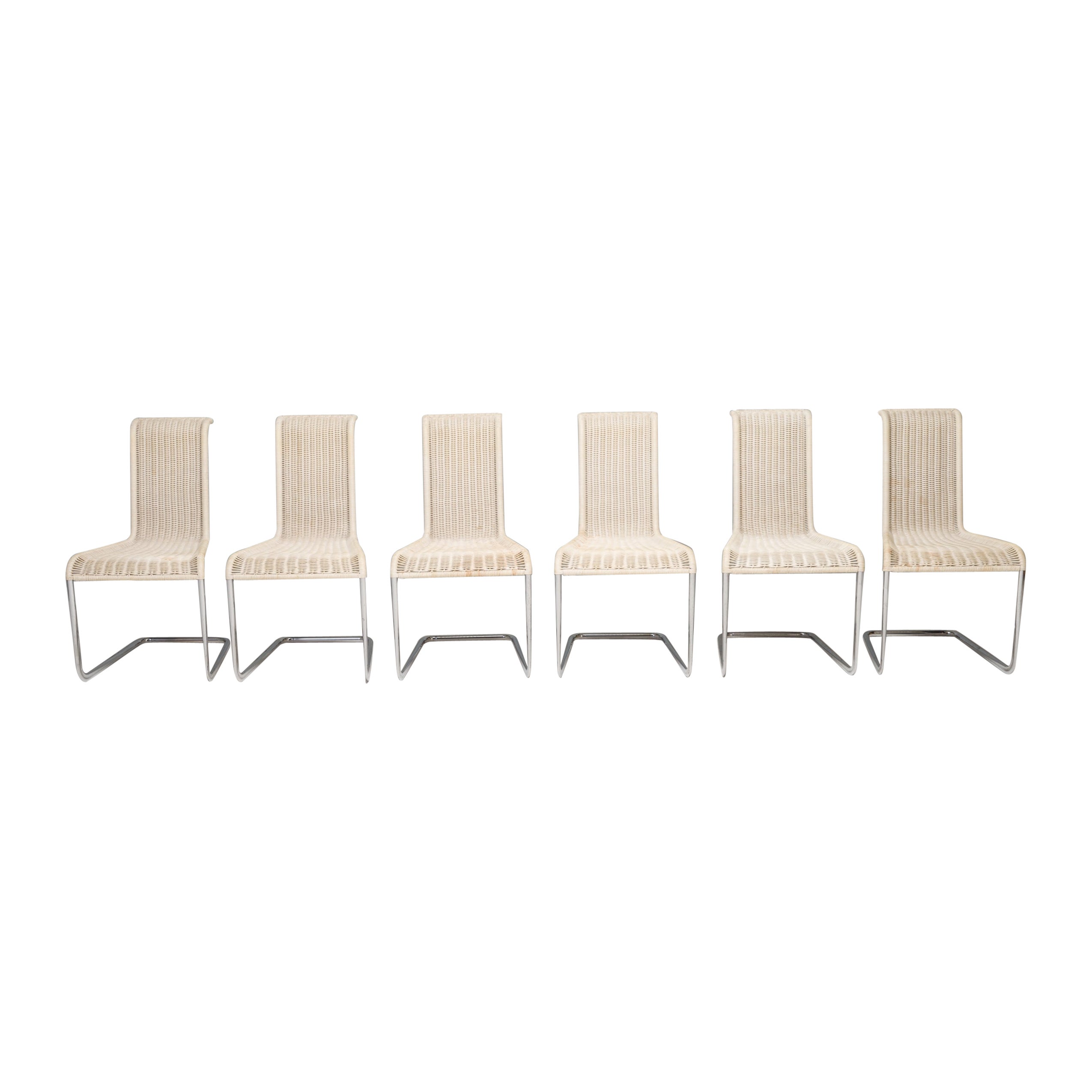 Postmodern Axel Brüchhauser for Tecta B20 Dining Chairs, Set of 6, 1980s