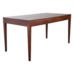 Danish Rosewood Writing Desk by Severin Hansen, 1950s