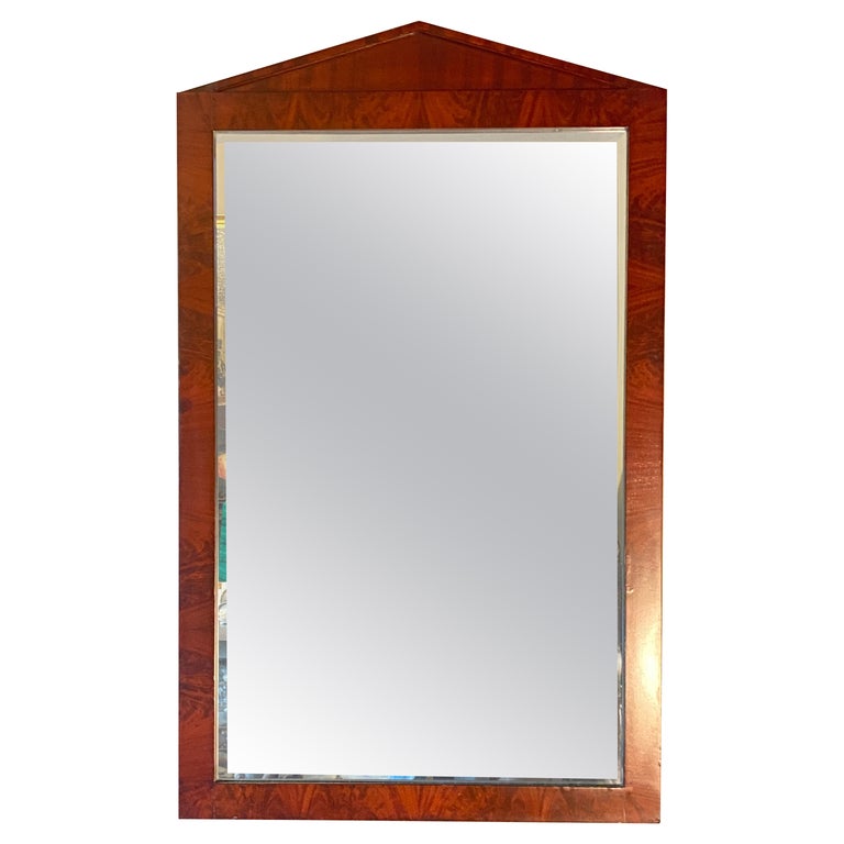 Early 19th Century English Empire Style Mahogany Mirror, circa 1830 For