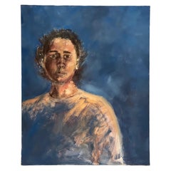 Quadro impressionista vintage della metà del secolo scorso