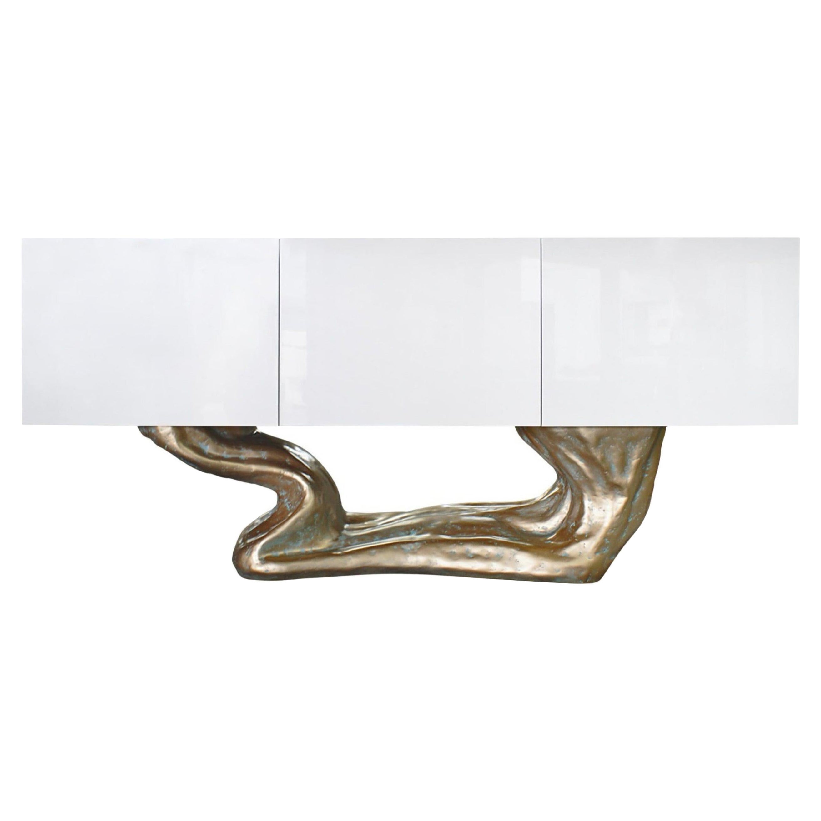 Modern Latte Lacquered High Gloss Cream Sideboard by Caffe Latte For Sale at 1stDibs cream
