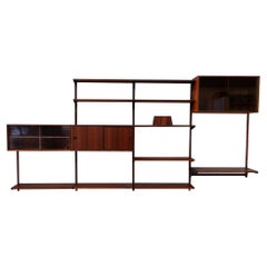 Vintage Danish Rosewood Wall Unit by Kai Kristiansen for FM, 1960s