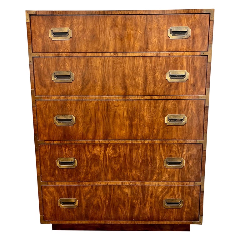 Vintage Mid Century Dixie Campaigner Campaign Chest For Sale at 1stDibs