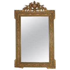 Gilt-Gold 18th Century Louis XVI Wall Mirror