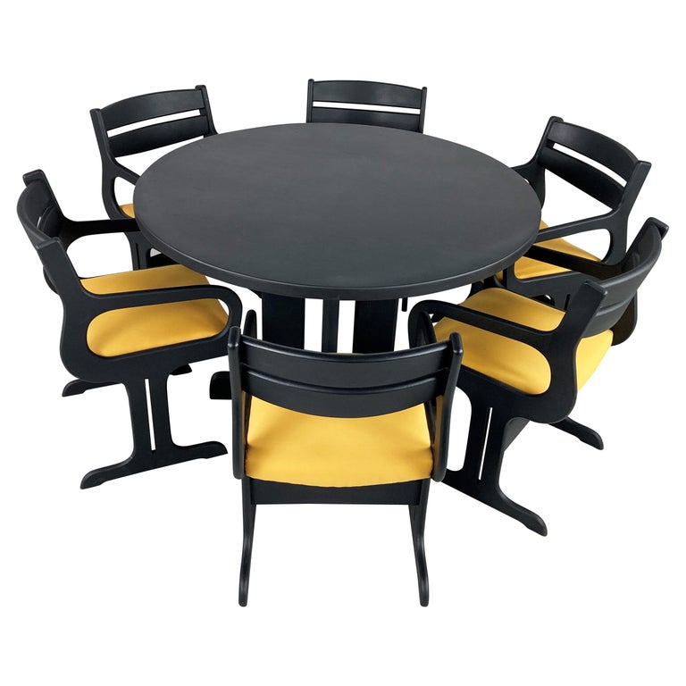 Mid century dining set, 1970s For Sale at 1stDibs