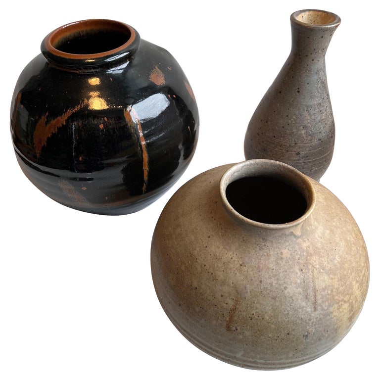 Three MidCentury Vintage Pots For Sale at 1stDibs