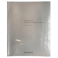 Jacqueline Kennedy Onassis, catalogue de vente aux enchères de Sotheby's, neuf dans Wrapper