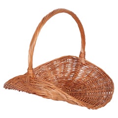 Wicker Flower Gathering Basket