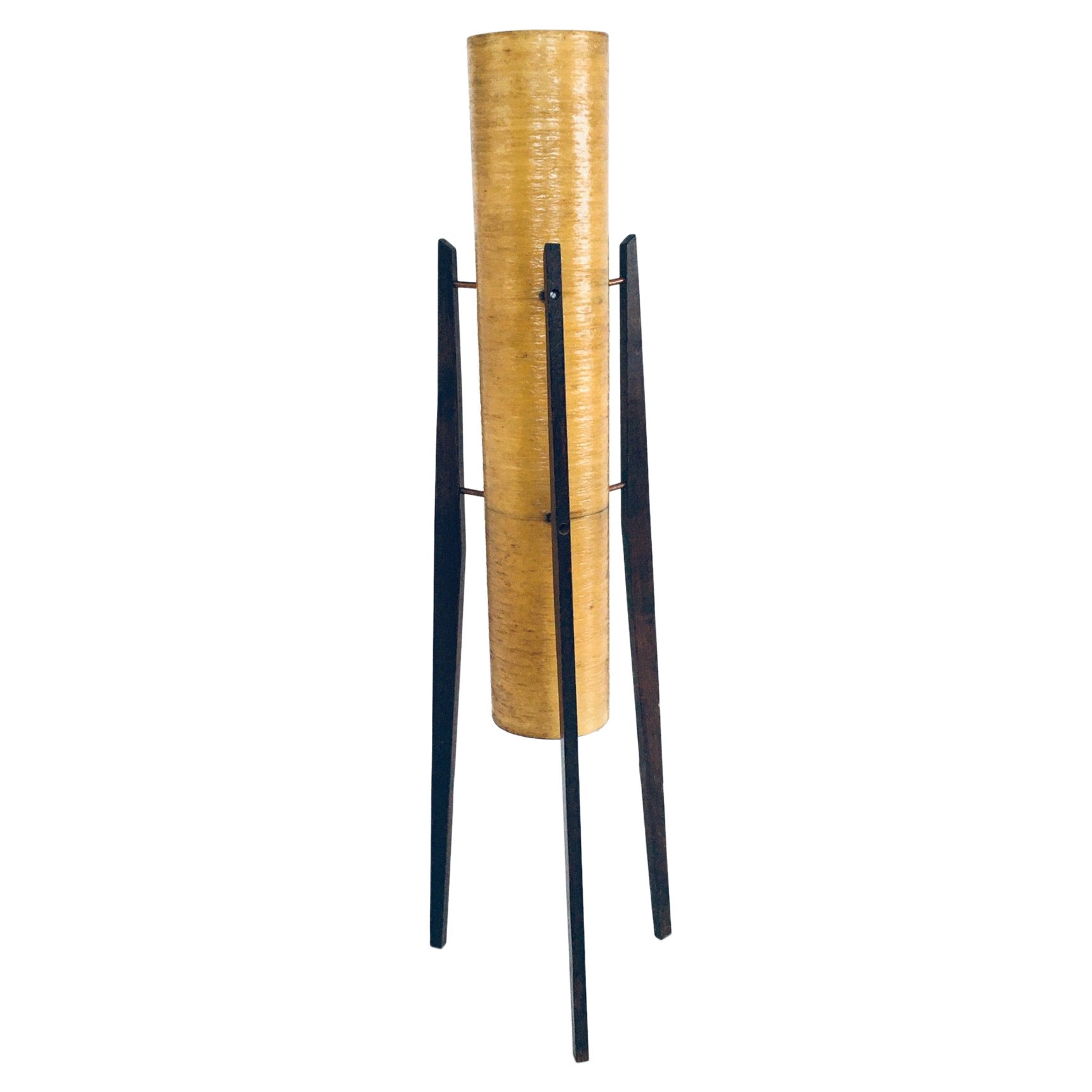 Mid-Century Space Age Design Rocket Floor Lamp by Novoplast Czechoslovakia 1950s