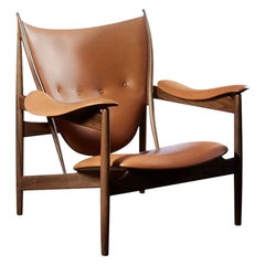 Finn Juhl Chieftain-Sessel aus Holz und Leder