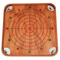 Antique Carrom Company Large Wood Game Board Double Sided