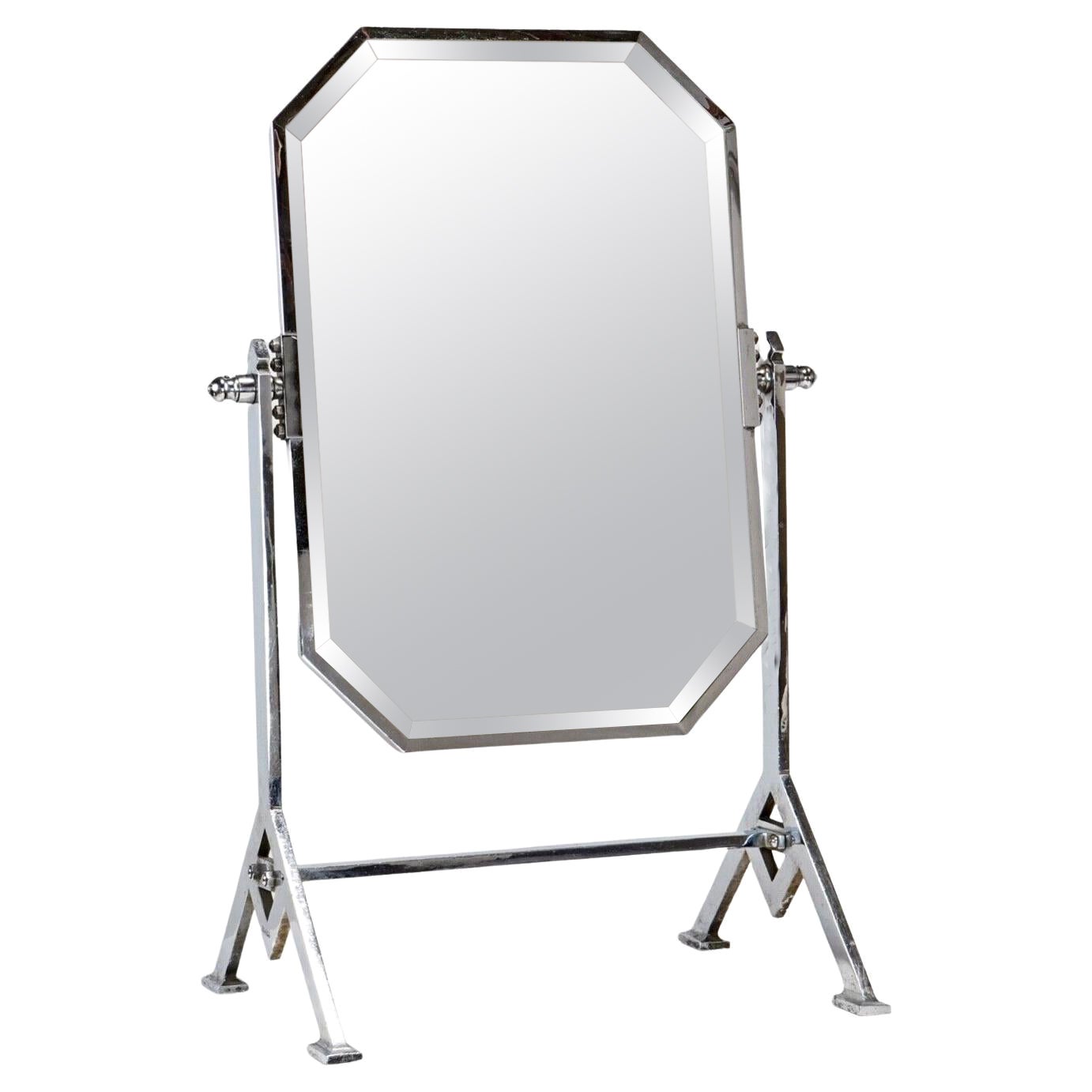 Double Sided Vanity Mirror on Acrylic Stand at 1stDibs double sided