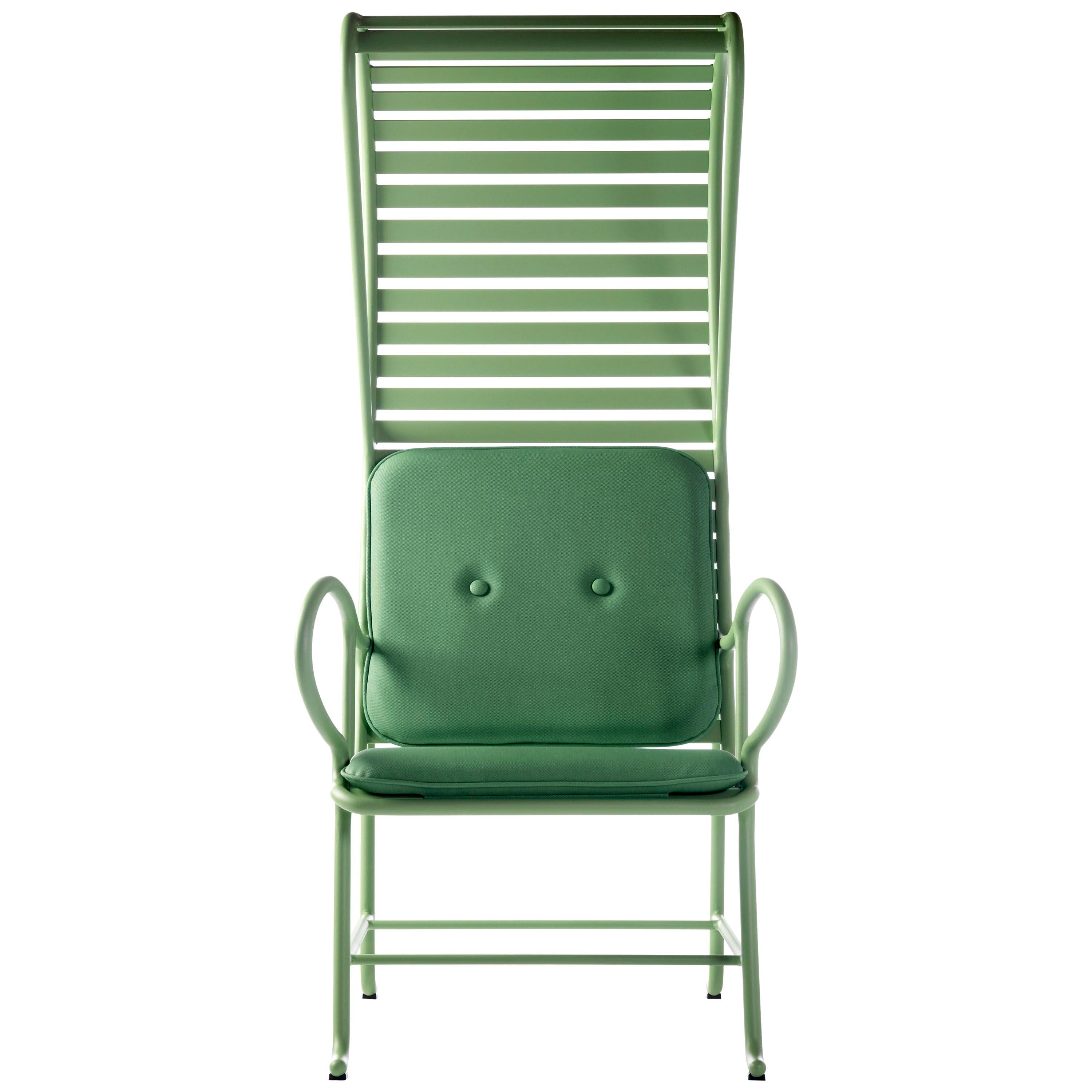Grüner Gardenias-Sessel mit Pergola für den Außenbereich von Jaime Hayon für BD
