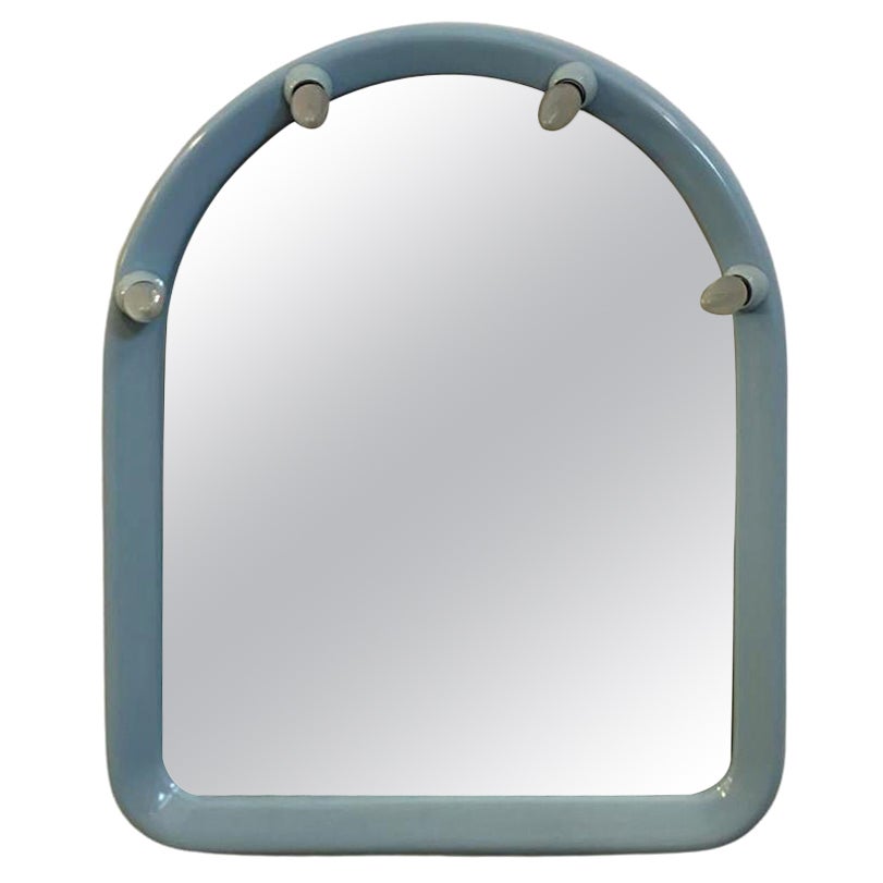 Plastic Mirror with Lighting Fittings from Carrara & Matta, 1970s For Sale