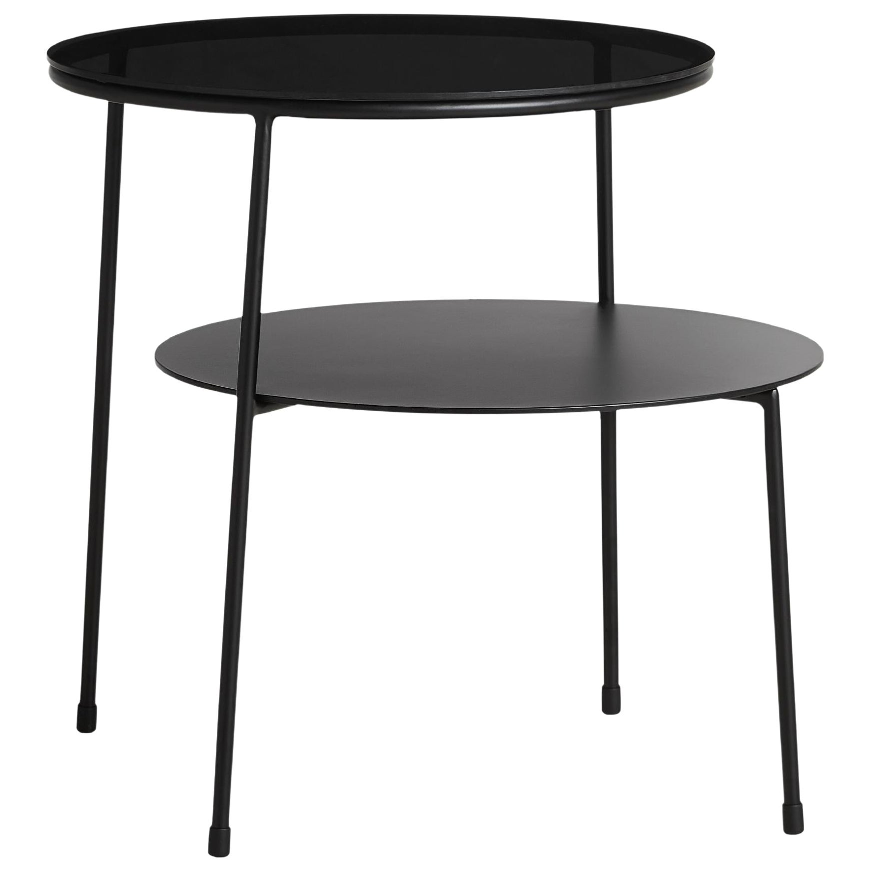 Duo Side Table by Chifen Cheng For Sale