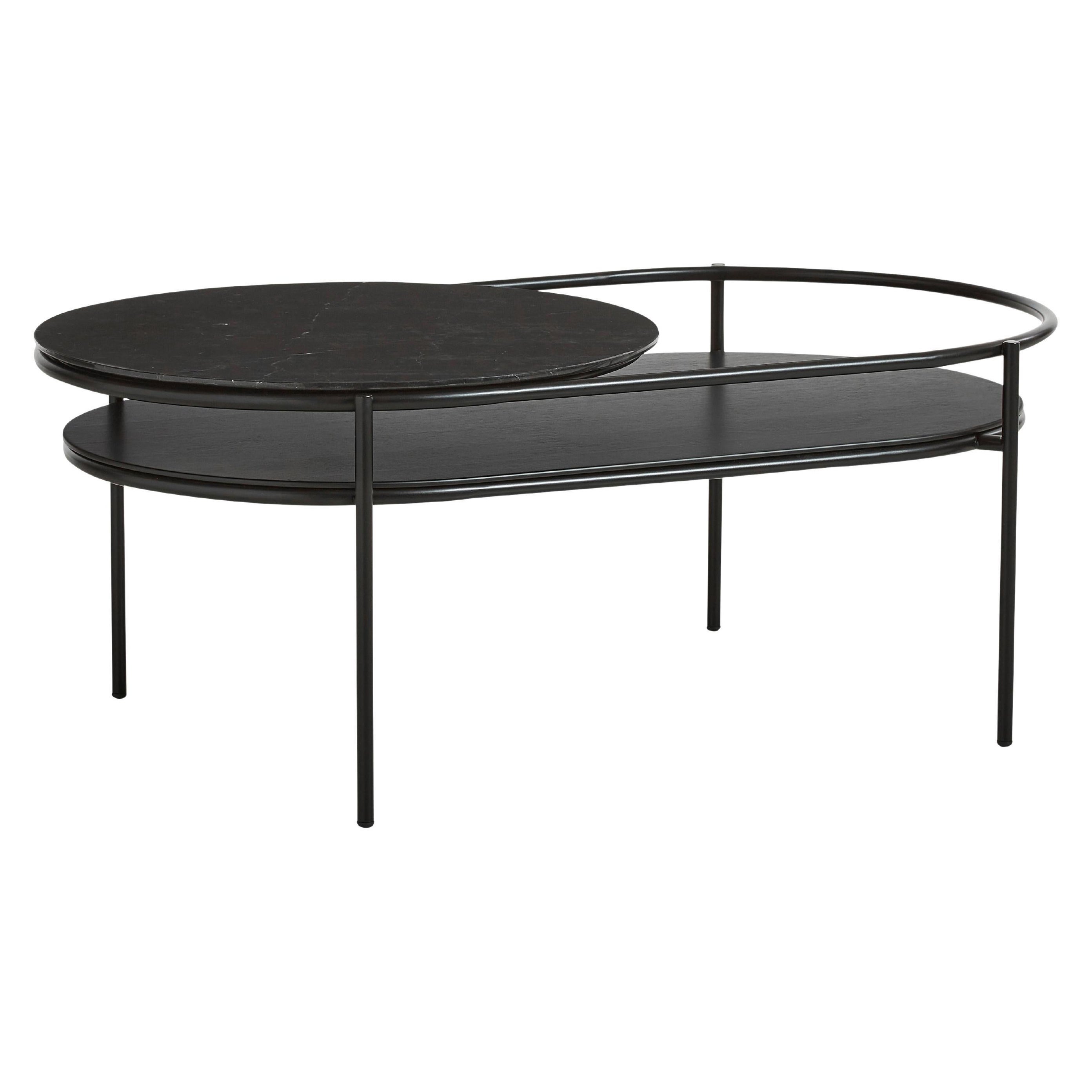 Verde Coffee Black Table by Rikke Frost For Sale