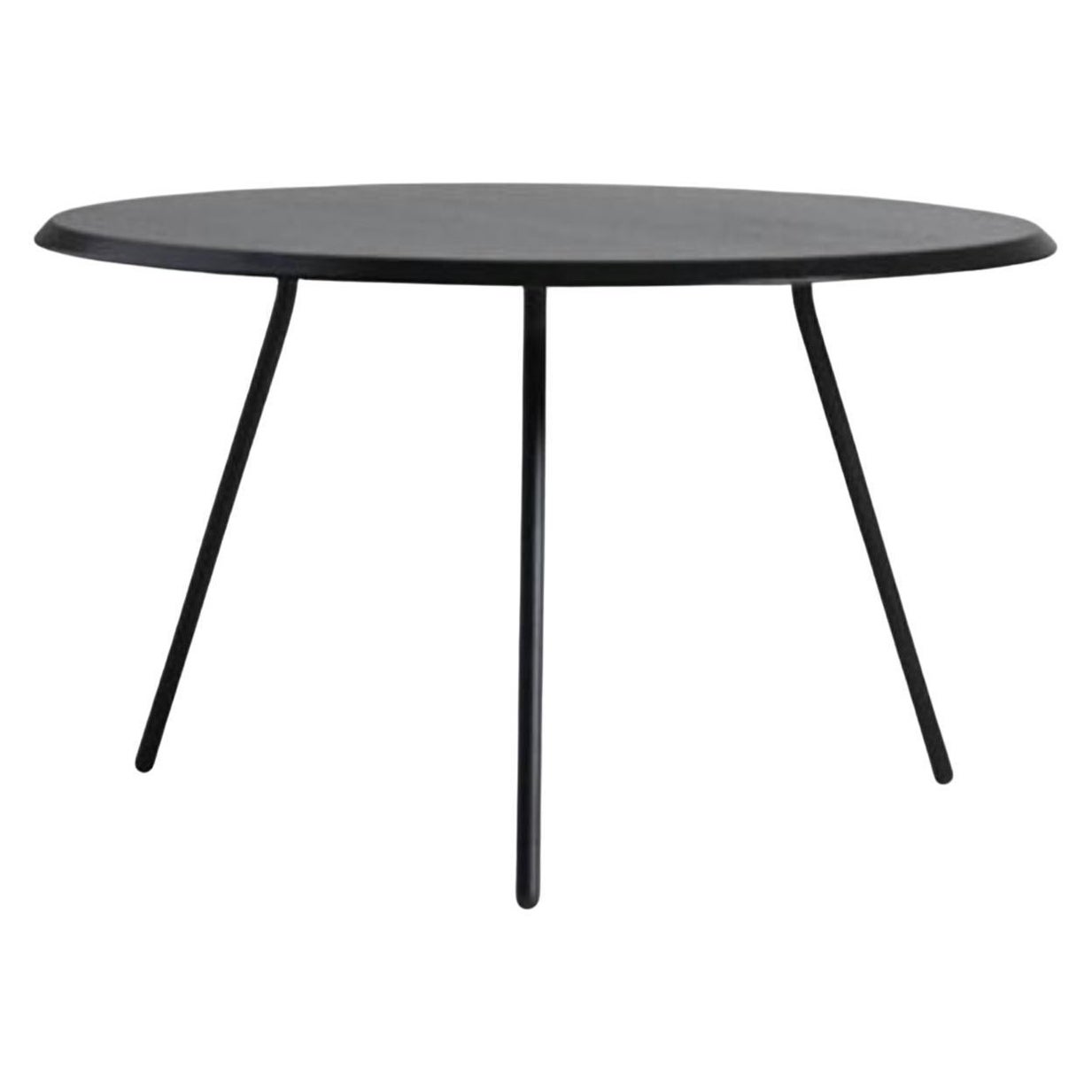 Black Ash Soround Coffee Table 75 by Nur Design