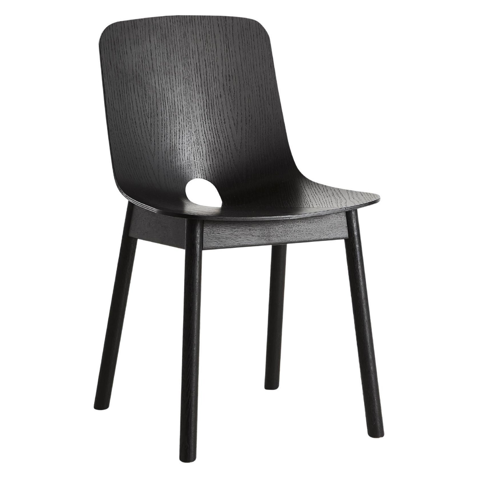 Mono Black Oak Dining Chair by Kasper Nyman For Sale