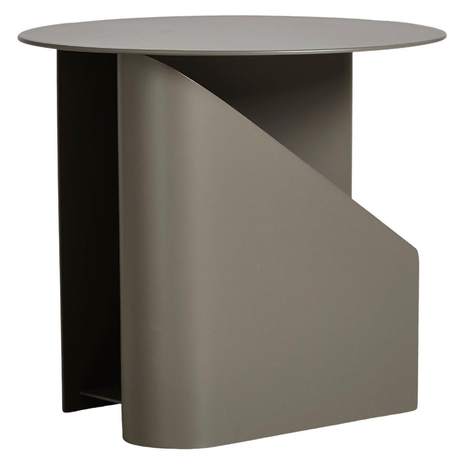 Taupe Sentrum Side Table by Schmahl + Schnippering For Sale