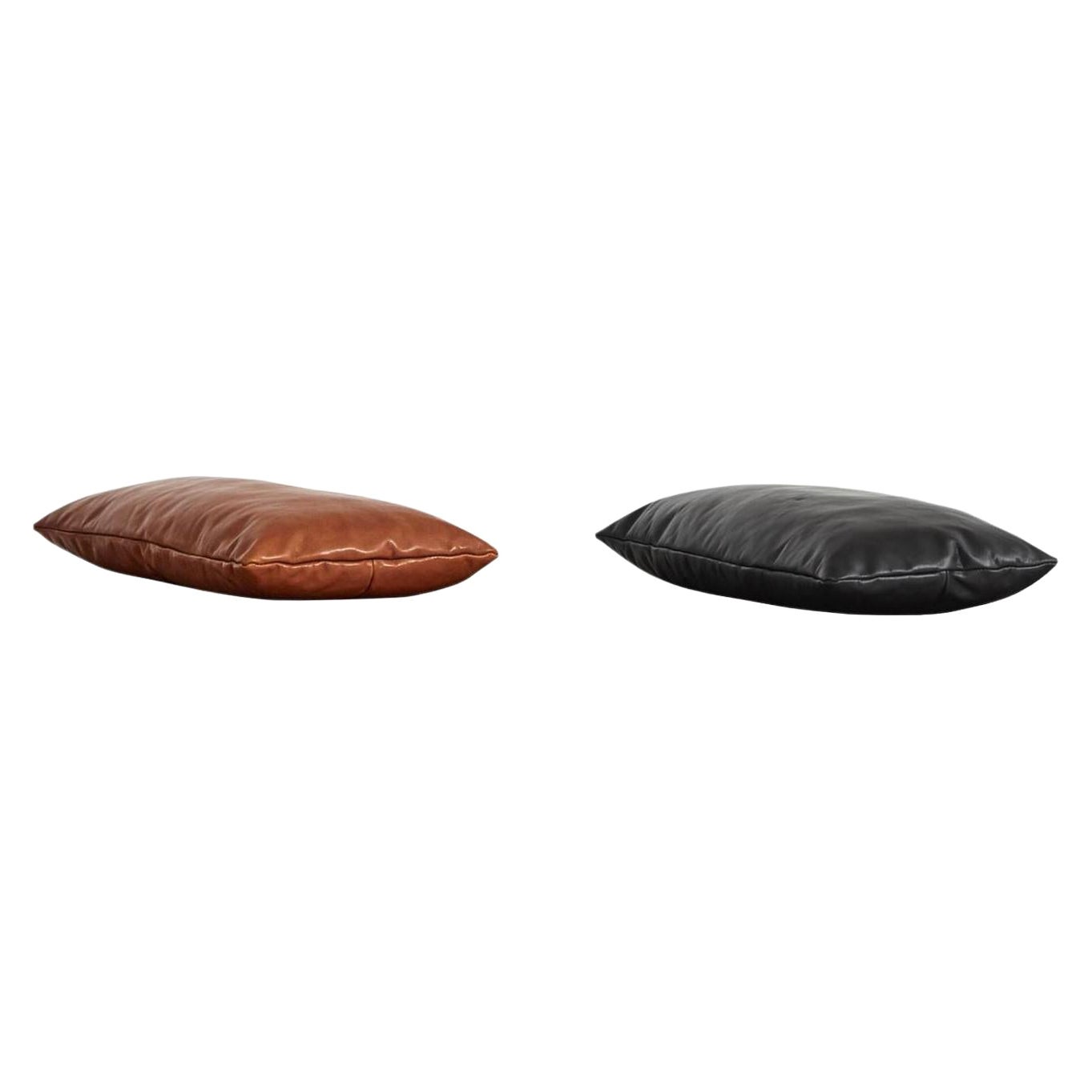 Set of 2 Nought / Black Level Pillows by Msds Studio For Sale
