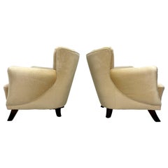Vintage Pair of 1930s Swedish Lounge Chairs