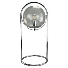 Retro 60s 70s Ball Lamp Lamp Light Table Lamp Space Age Design Glass Metal