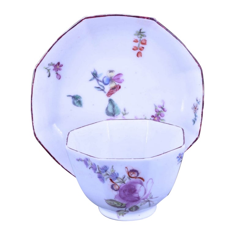 Tea Bowl and Saucer, Chelsea, circa 1752 For Sale at 1stDibs