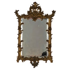 Diminutive Antique French 19th Century Gilt Mirror