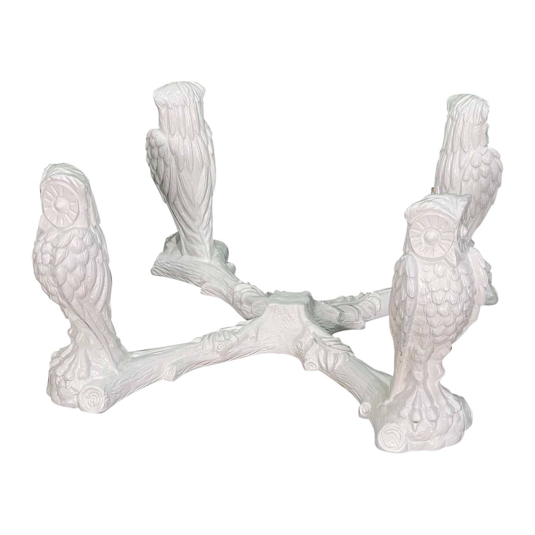 Gampel Stoll Base de table basse sculpturale en forme de hibou en vente