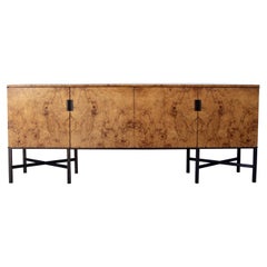 Vintage Burlwood Credenza by Roger Sprunger for Dunbar