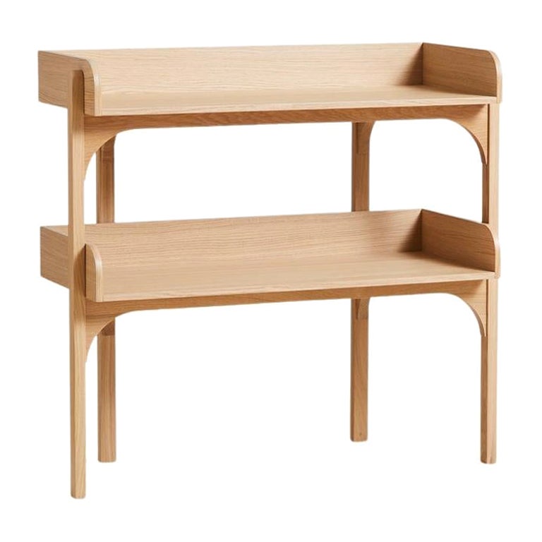 White Oak Utility Shelf by Rachael Heritage For Sale