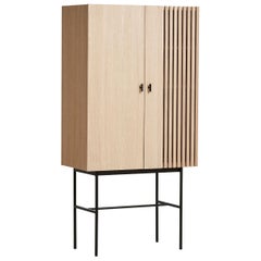 Eiche Weiß Array Highboard 80 von Says Who