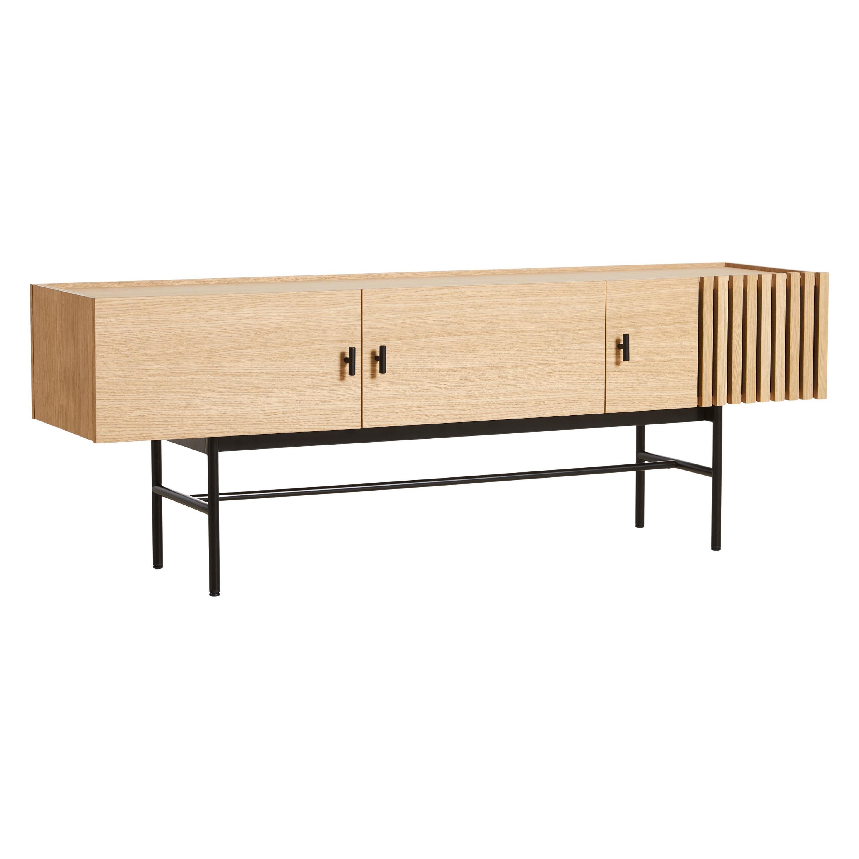 White Oak Array Low Sideboard 150 Leg Frame by Says Who For Sale