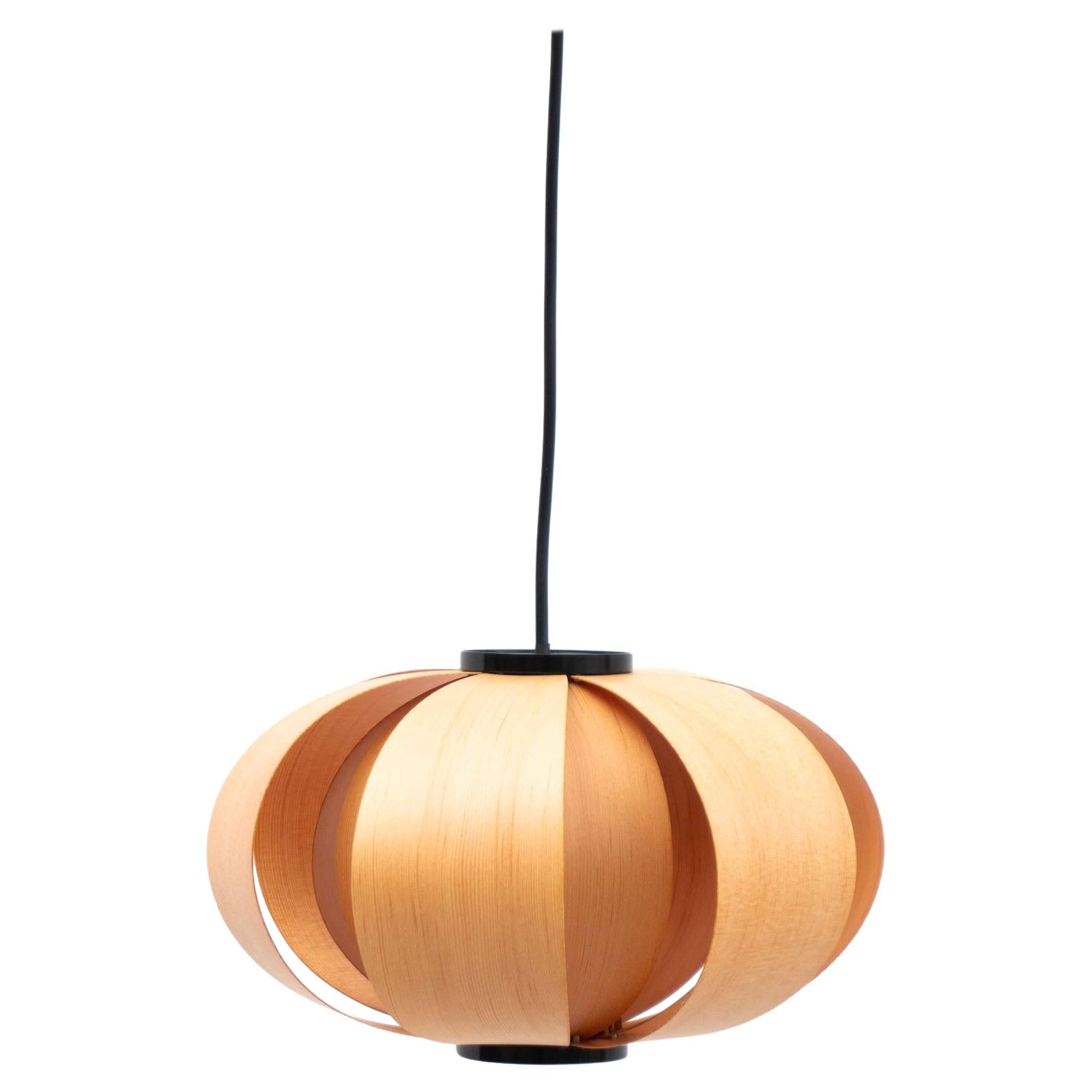 Coderch Mini Disa Wood Hanging Lamp by Tunds For Sale