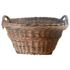 French Champagne Harvesting Basket