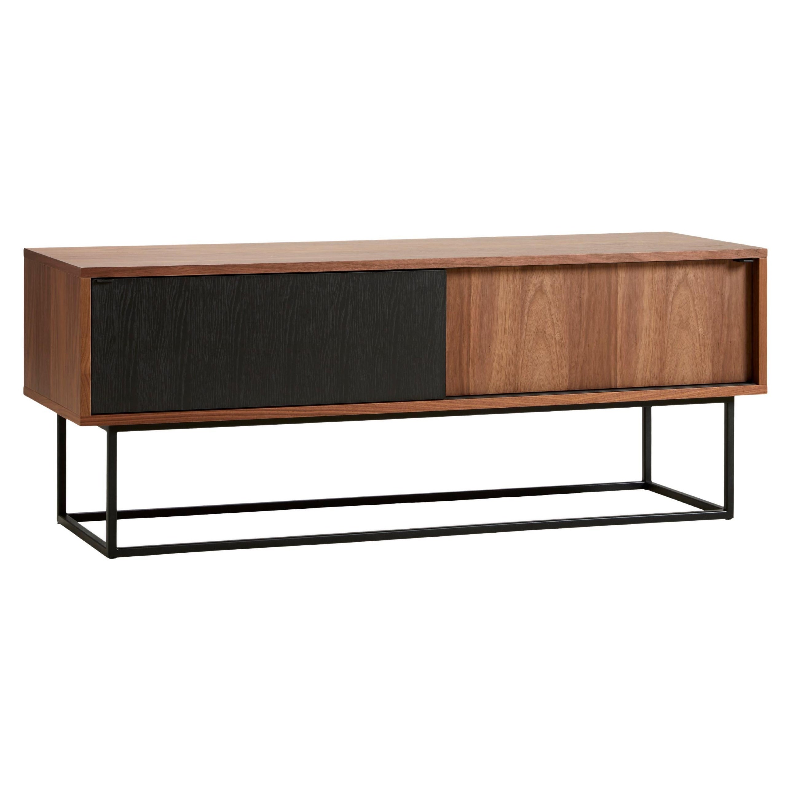 Walnut Virka Low Sideboard by Ropke Design and Moaak