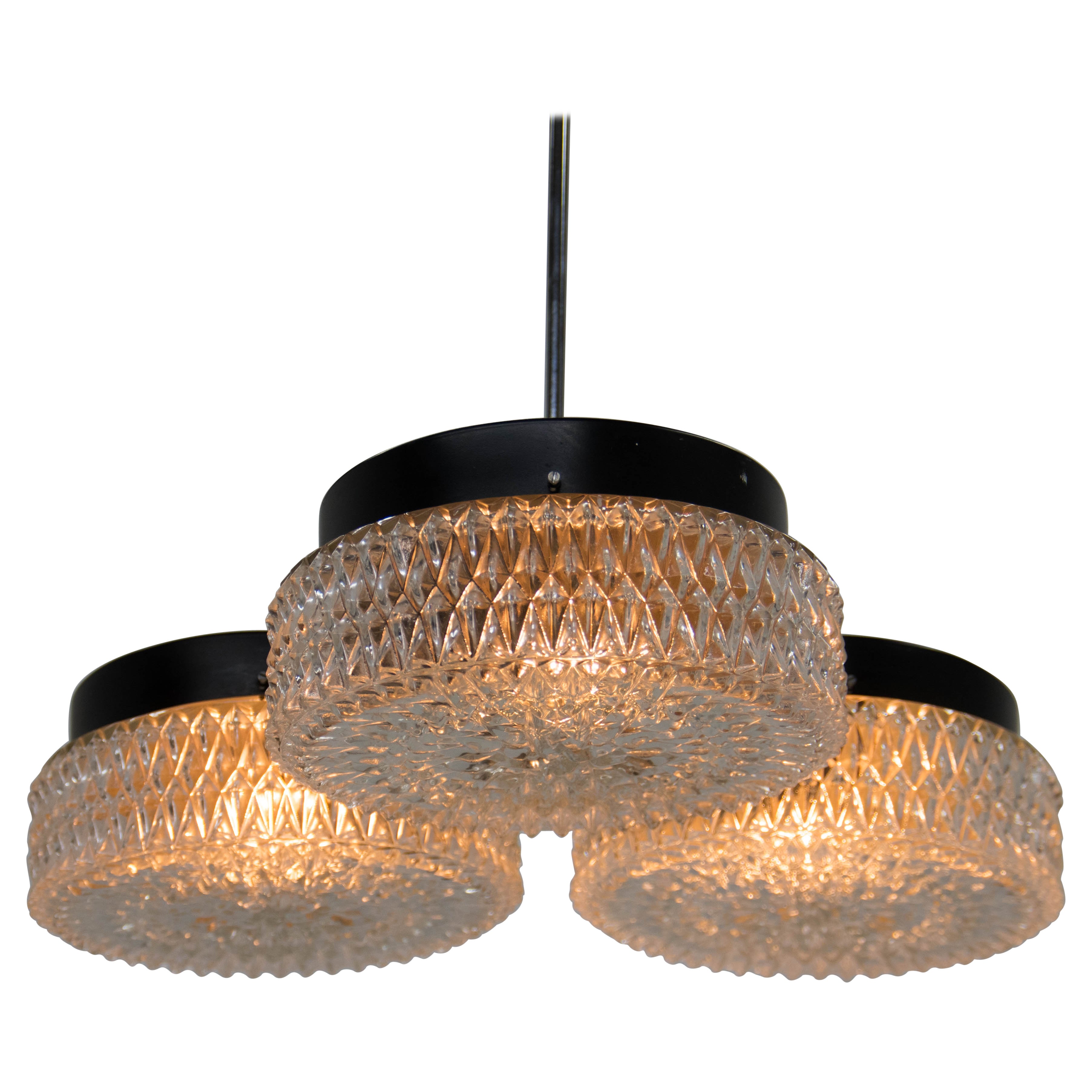 Chandelier by Napako, Czechoslovakia, 1960s