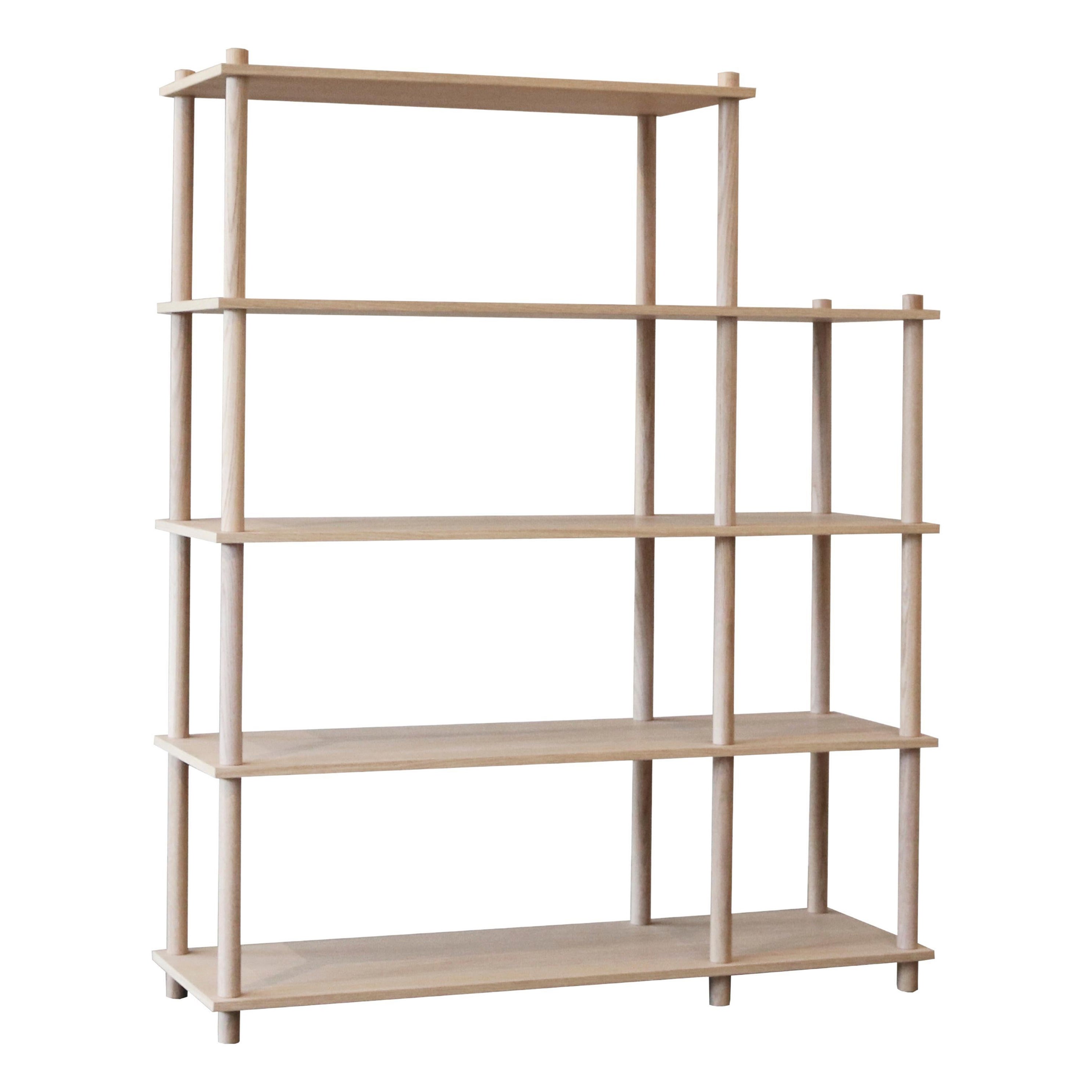 Oak Elevate Shelving IV by Camilla Akersveen and Christopher Konings For Sale