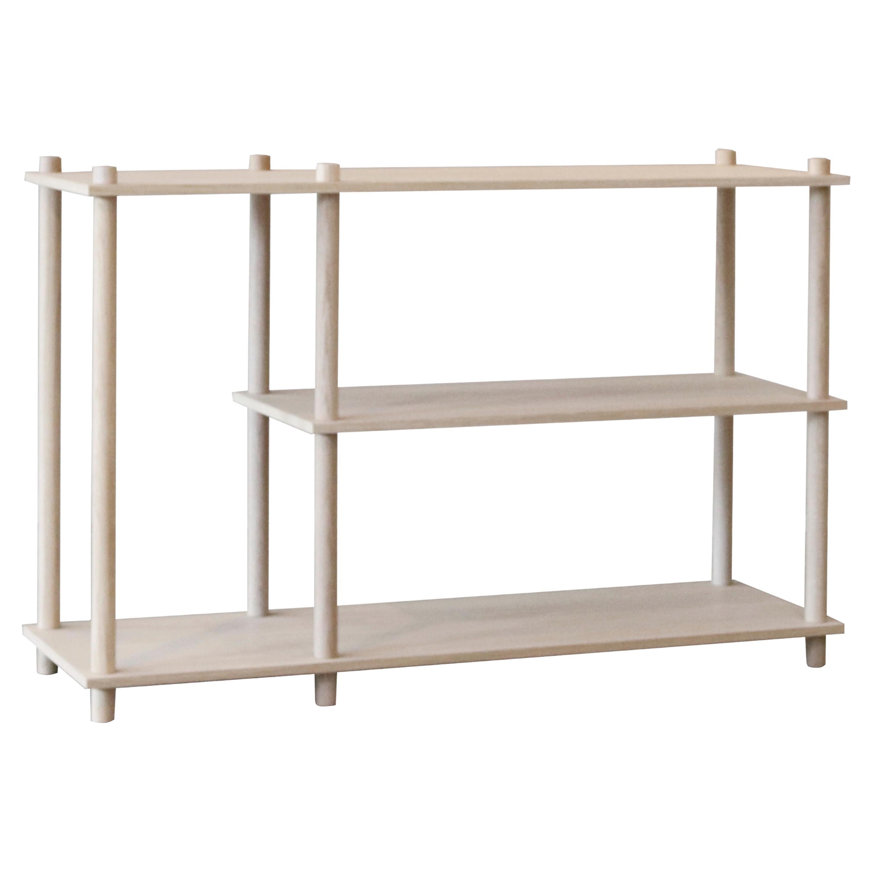 Oak Elevate Shelving III by Camilla Akersveen and Christopher Konings For Sale
