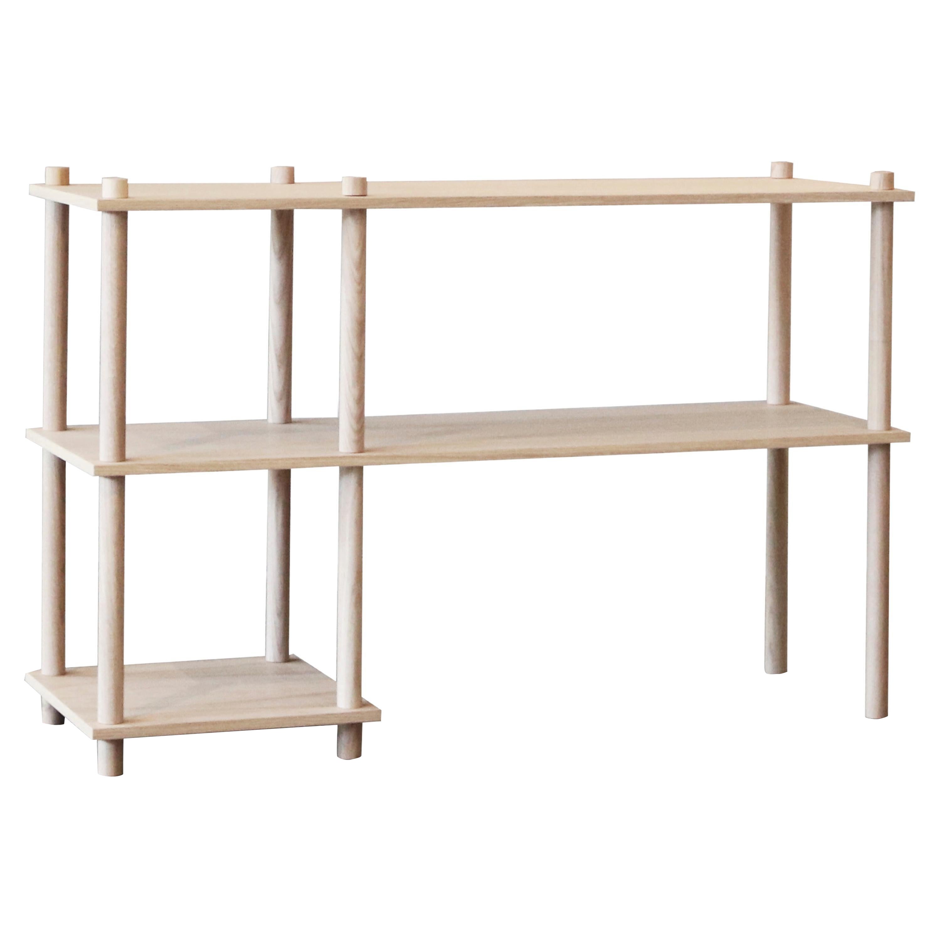 Oak Elevate Shelving II by Camilla Akersveen and Christopher Konings For Sale