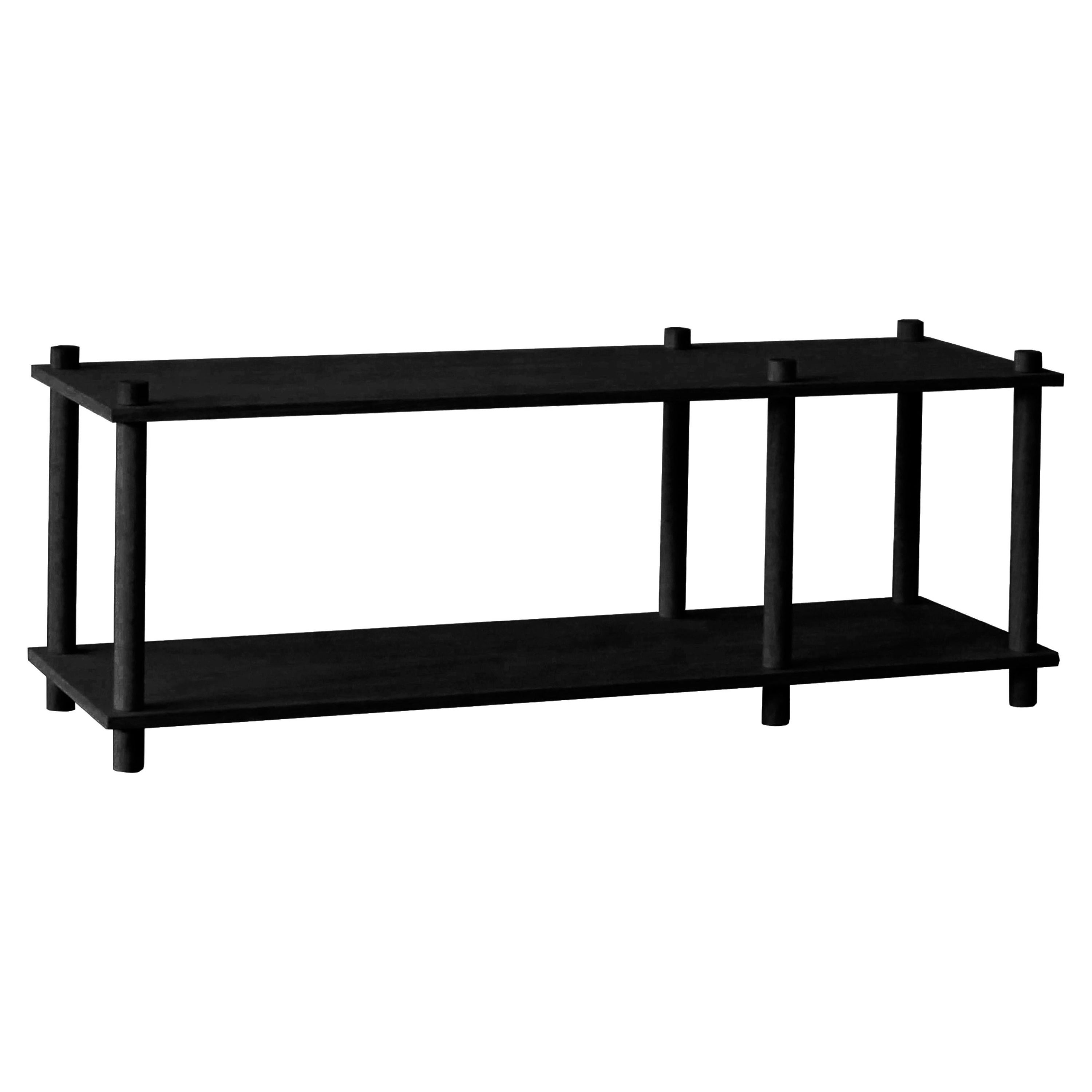 Black Oak Elevate Shelving I by Camilla Akersveen and Christopher Konings For Sale