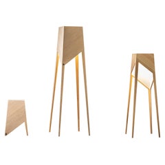 Ensemble de 3 lampadaires Luise de Matthias Scherzinger
