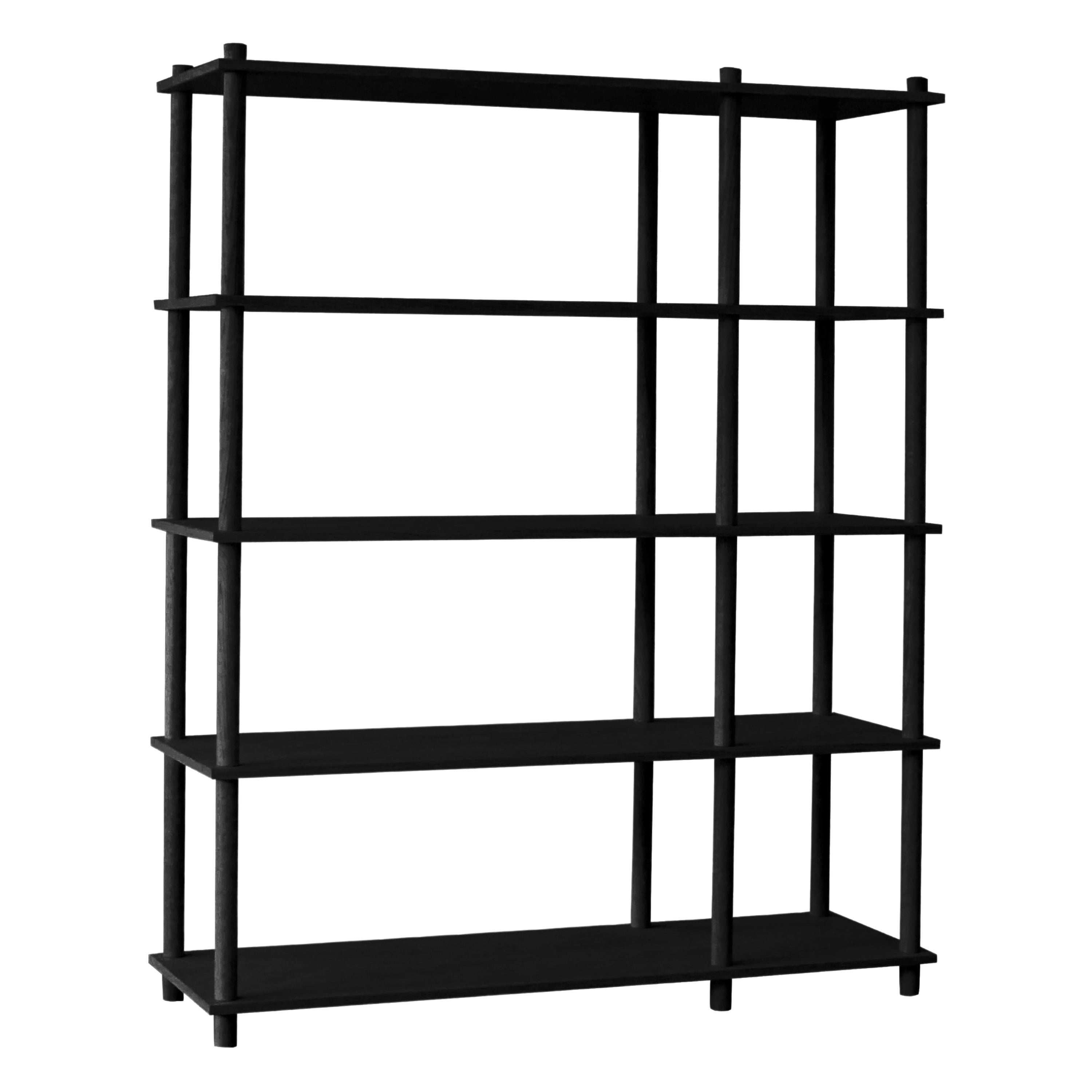 Black Oak Elevate Shelving IX by Camilla Akersveen and Christopher Konings For Sale