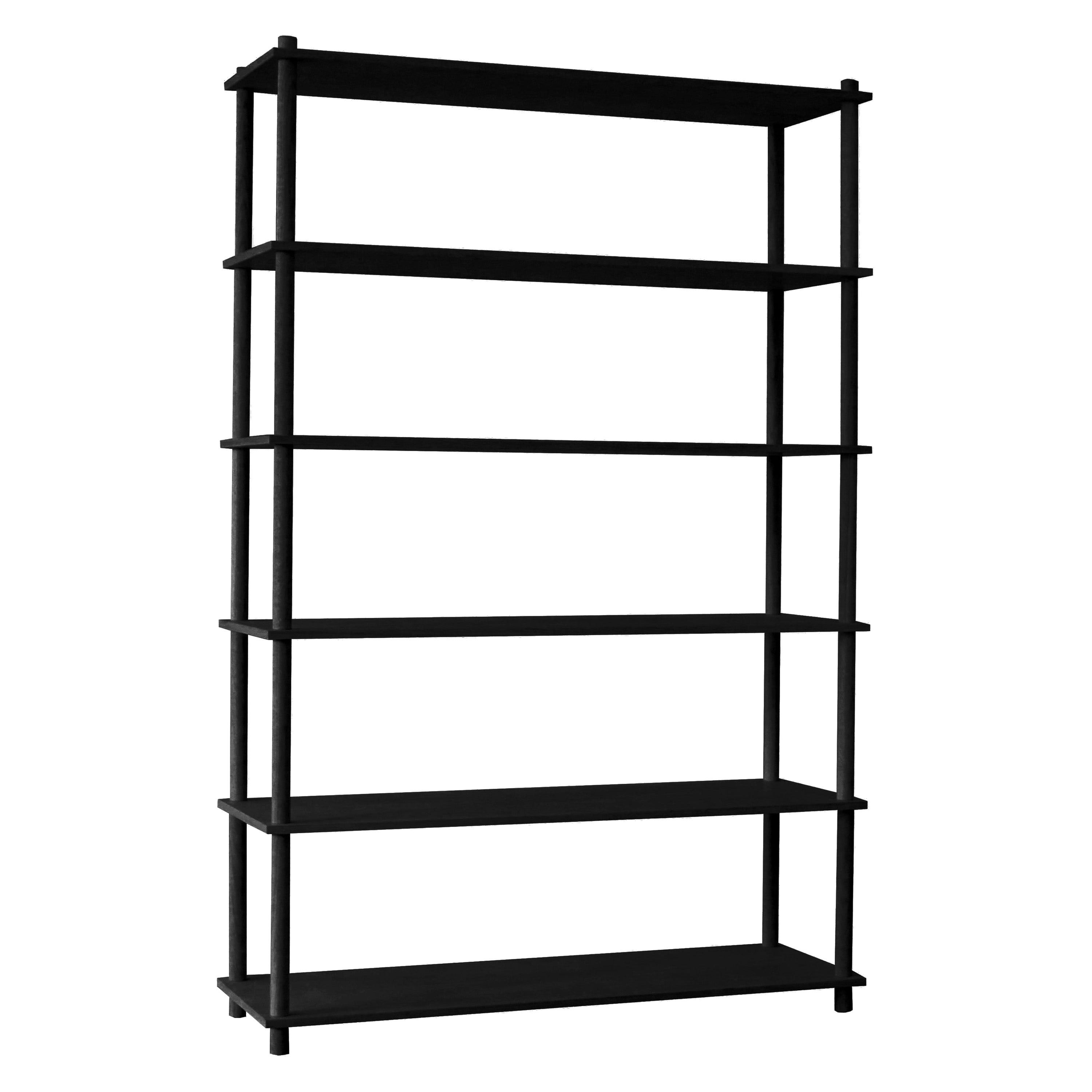 Black Oak Elevate Shelving VI by Camilla Akersveen and Christopher Konings For Sale